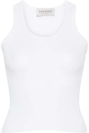 ERMANNO SCERVINO Top, Dame, Hvid, S, Off Tee