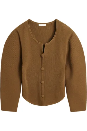 By Malene Birger Strik, Dame, Brun, S, Uld, Graceful Cardigan