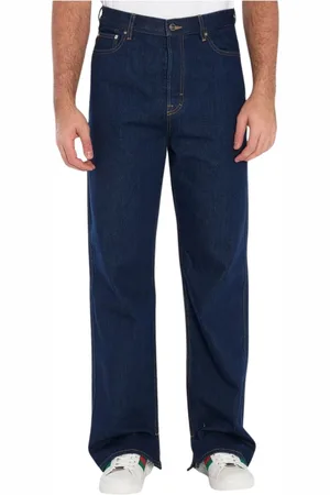Gucci Jeans, Herre, Blå, W31, Indigo Blå Klassiske Fem-Lomme Jeans