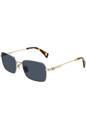 Lanvin Tilbehør, unisex, Gul, ONE SIZE, Gyldne Metal Solbriller