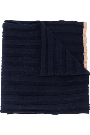 Brunello Cucinelli Tilbehør, Herre, Blå, ONE SIZE, Cashmere, Blåt Cashmere Tørklæde