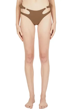 Entire Studios Badetøj, Dame, Brun, L, Uld, Thong Bikini Underdel