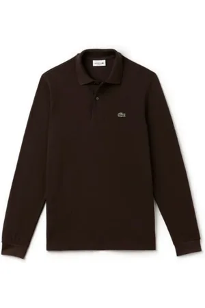 Lacoste Top, Herre, Brun, 2XL, Bomuld, Klassisk Polo Shirt