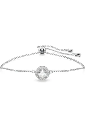 Swarovski Tilbehør, Dame, Grå, ONE SIZE, Hvidt Krystalarmbånd