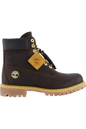 Timberland Sko, Dame, Brun, 37 1/2 EU, Læder, Premium 6 Inch Snørestøvler