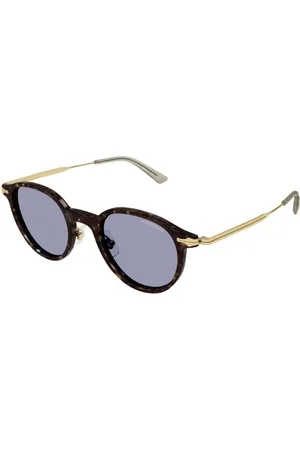 Montblanc Tilbehør, unisex, Brun, 49 MM, Solbriller