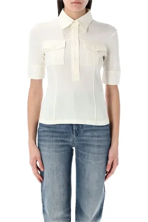 Chloé Top, Dame, Hvid, S, Bomuld, Cotton Utilitarian Top