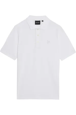 Lyle & Scott Top, Herre, Hvid, M, Bomuld, Superfin Poloskjorte