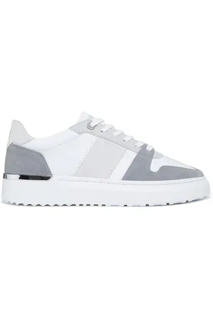 Mallet Sko, Herre, Grå, 46 EU, Læder, Hoxton Lite White Grey