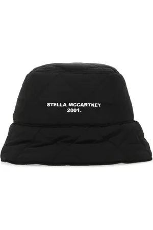 Stella McCartney Tilbehør, unisex, Sort, 57 CM, Nylon, Quilted Eco Nylon Hat