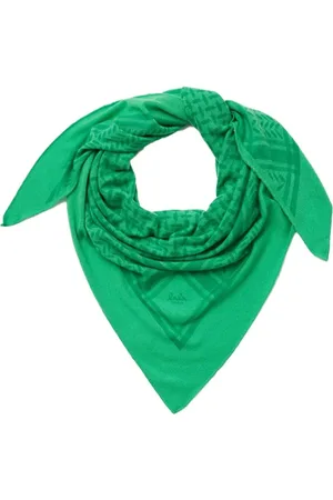 LALA BERLIN Tilbehør, Dame, Grøn, ONE SIZE, Cashmere, Cashmere Trekantet Tørklæde