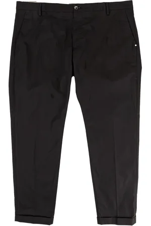 Liu Jo Bukser, Herre, Sort, 4XL, Tyl, Regular Chino Bukser Capritela Style