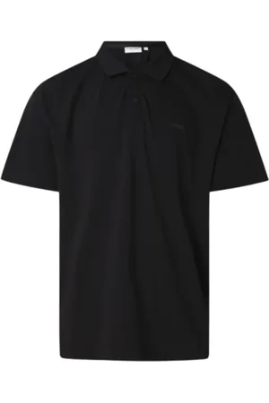 Calvin Klein Top, Herre, Sort, 3XL, Bomuld, Logo Collar Polo Shirt