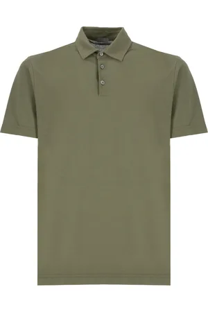 ZANONE Top, Herre, Grøn, 2XL, Grøn IceCotton Polo Shirt til Mænd