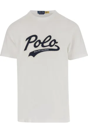 Ralph Lauren Top, Herre, Hvid, L, Bomuld, Hvide T-shirts og Polos Sscnclsm1