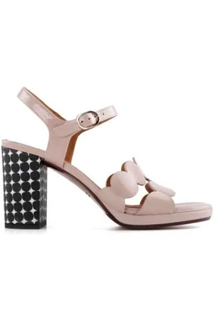 Chie Mihara Sko, Dame, Lyserød, 37 EU, Læder, Rosa læder sandaler med spænde