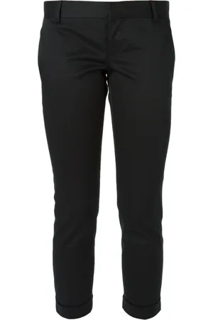 Dsquared2 Bukser, Dame, Sort, 2XS, Bomuld, Cropped Bukser