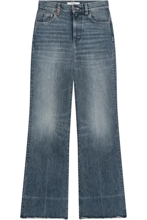 Chloé Jeans, Dame, Blå, W26, Bomuld, Regular Fit Boot-cut Jeans
