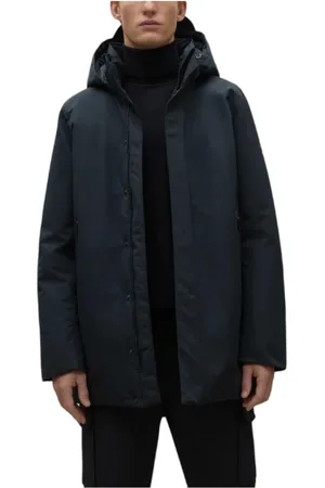 ECOALF Frakke, Herre, Sort, M, Polyester, Upcycled Ocean Polyester Parka Jakke