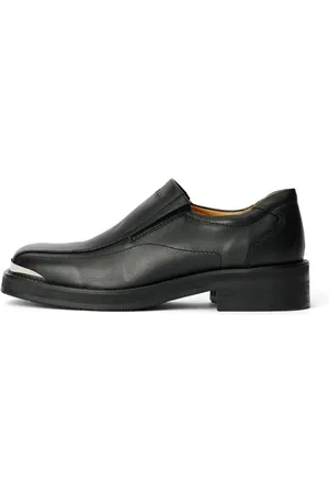 Soulland Sko, Herre, Sort, 43 EU, Læder, Moog metal loafers