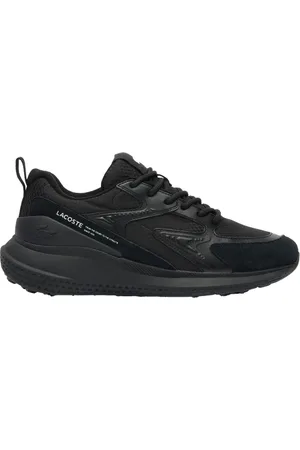 Lacoste Sko, Herre, Sort, 44 1/2 EU, Lace-Up Sneaker
