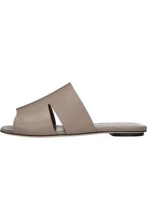 LORENA ANTONIAZZI Sko, Dame, Grå, 39 EU, Læder, Sandaler Beige