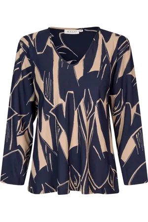 Masai Bluser & Skjorter, Dame, Flerfarvet, M, Top med fugleprint