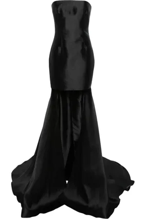 Solace Kjole, Dame, Sort, XS, Satin, Duchess Satin Weave Twill Kjole