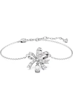 Swarovski Tilbehør, Dame, Hvid, ONE SIZE, Hyperbola Bow Armbånd
