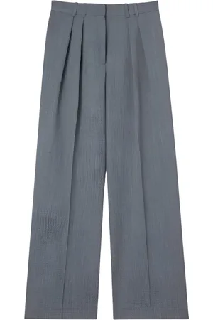 Rohe Bukser, Dame, Grå, M, Højtaljede Wide Leg Bukser