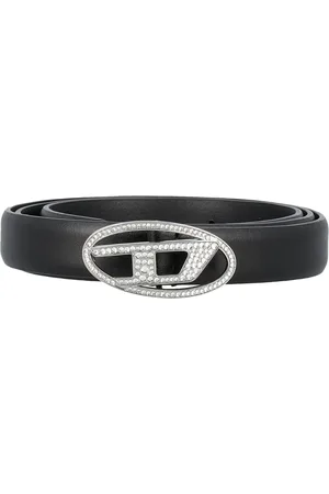 Diesel Tilbehør, Dame, Sort, 75 CM, Læder, Bælte 1DR Strass 20