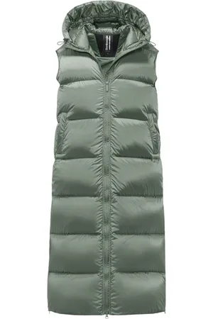 Bomboogie Jakke, Dame, Grøn, S, Nylon, Pola Vest - Dunjakkevest i lys nylon