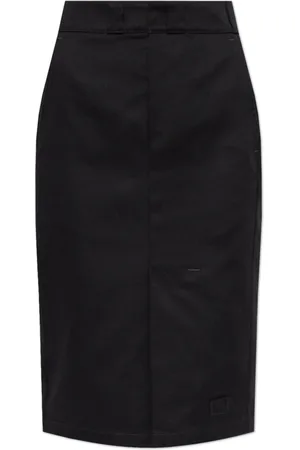 Maison Margiela Nederdel, Dame, Sort, M, Bomuld, Nederdel med læg