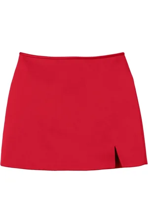 Marc Jacobs Nederdel, Dame, Rød, XS, Satin, Rød Satin Bias Cut Nederdel