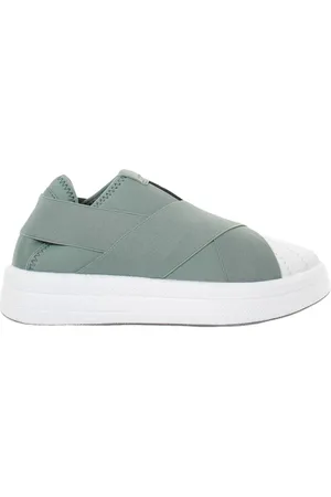 FESSURA Sko, Dame, Grøn, 36 EU, Uld, Mintgrøn Stof Sneakers Elastikbånd