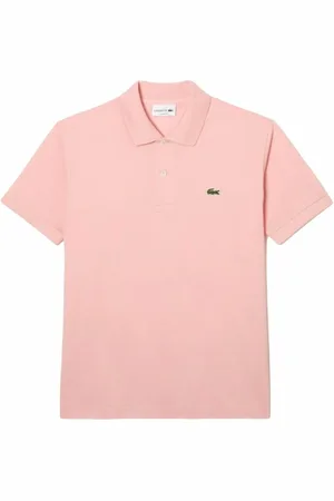 Lacoste Top, Herre, Lyserød, M, Bomuld, Flamingo Polo Skjorte