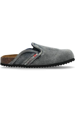 Diesel Sko, Herre, Grå, 40 EU, Denim, Denim Slides
