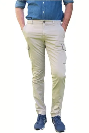 Masons Bukser, Herre, , S, Bomuld, Extra Slim Cargo Bukser