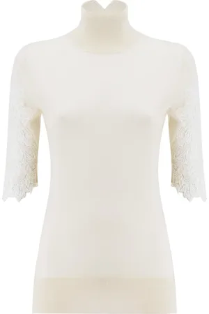 ERMANNO SCERVINO Bluser & Skjorter, Dame, , S, Cashmere, Cashmere Lace Sweater