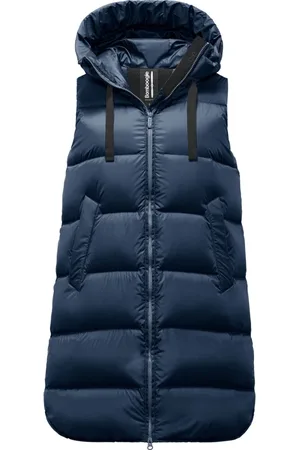 Bomboogie Jakke, Dame, Blå, XL, Nylon, Æg-formet nylon dunvest