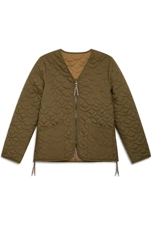 Maliparmi Jakke, Dame, Grøn, M, Nylon, Flared Nylon Kort Jakke Reversibel