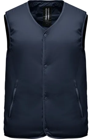 Bomboogie Jakke, Herre, Blå, M, Nylon, Polstret vest i nylon