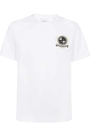 Les Deux Top, Herre, Hvid, S, Bomuld, Ribbed Crew T-shirt