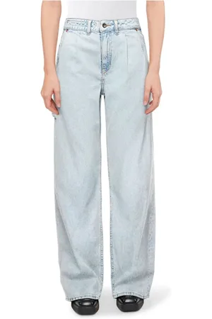 Drykorn Jeans, Dame, Blå, W29 L32, Tømrerstil Jeans Lys Blå Vask