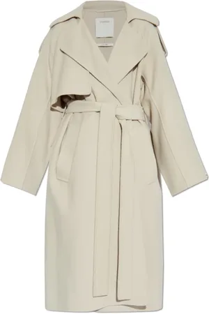 Sportmax Frakke, Dame, Grå, S, Uld, Fiore Frakke