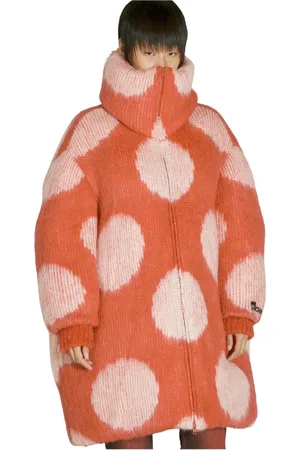 Marni Strik, Dame, , S, Uld, Polka Dot Dunfrakke
