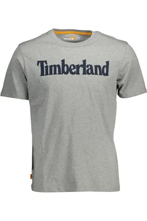 Timberland Top, Herre, Grå, 2XL, Bomuld, Logo T-shirt
