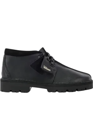 Clarks Sko, Herre, Sort, 41 EU, Læder, Trek Hike Sort Læder Sko