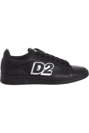 Dsquared2 Sko, Herre, Sort, 43 EU, Uld, Low-top Athletic Sneakers