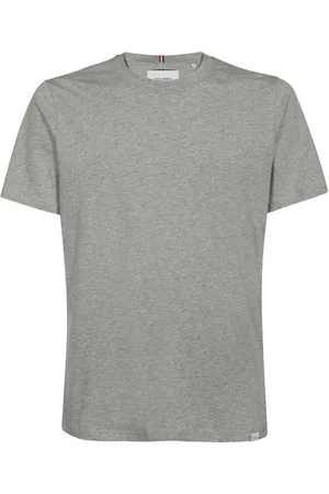 Les Deux Top, Herre, Grå, XS, Bomuld, Ribstrikket bomulds T-shirt